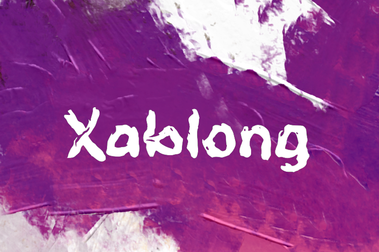 Preview of x  Xablong Font