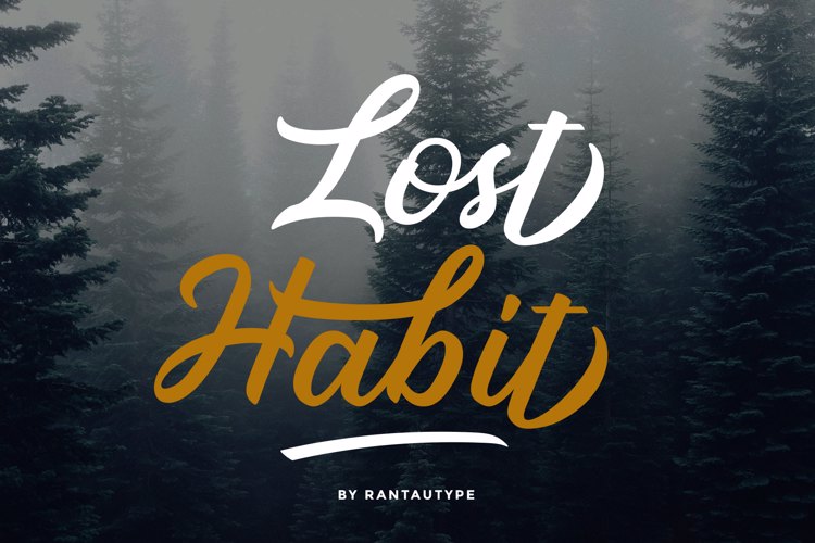 Lost Habit Font
