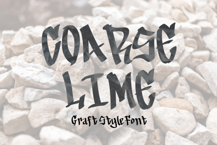 Coarse Lime Font