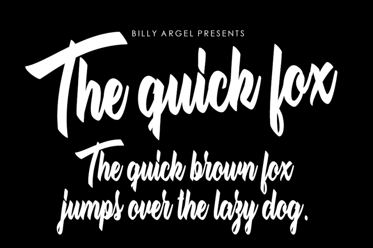 The quick fox Font