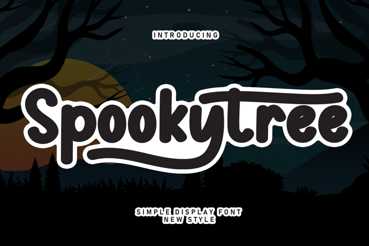 Preview of Spookytree Font