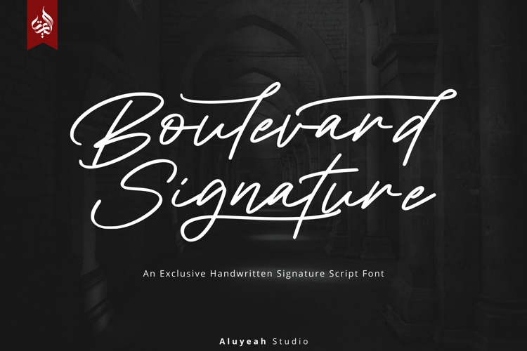 Boulevard Signature Font