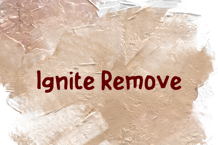 i Ignite Remove Font