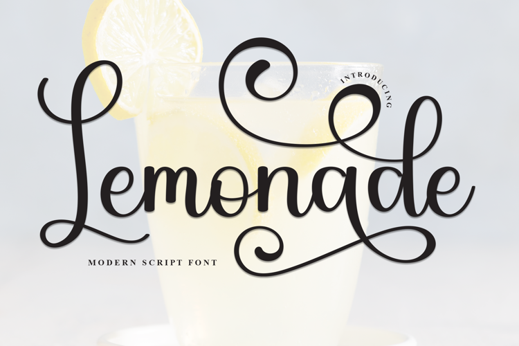 Preview of Lemonade Font