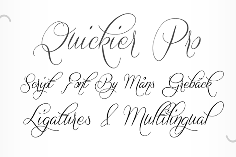 Quickier Font