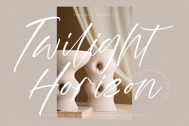Preview of Twilight Horizon Font