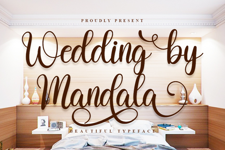 Wedding By Mandala Font