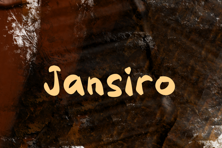 j Jansiro Font