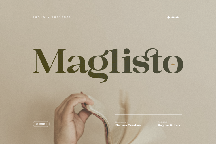 Preview of Maglisto Font