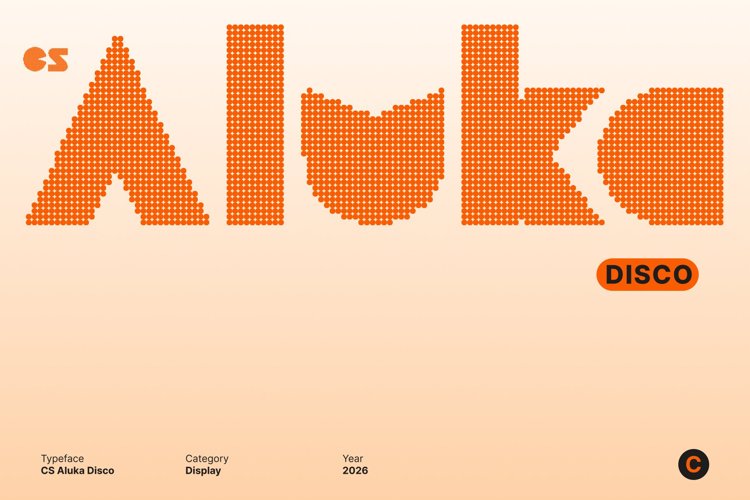 Preview of CS Aluka Disco Font