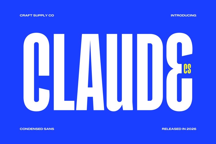 Preview of CS Claude Font
