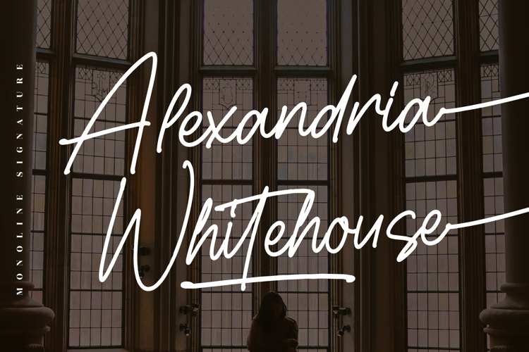 Alexandria Whitehouse Font