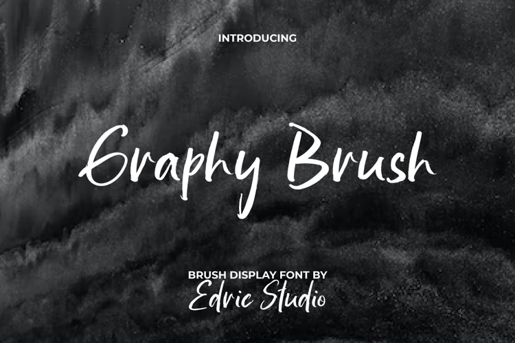 Graphy Brush Font