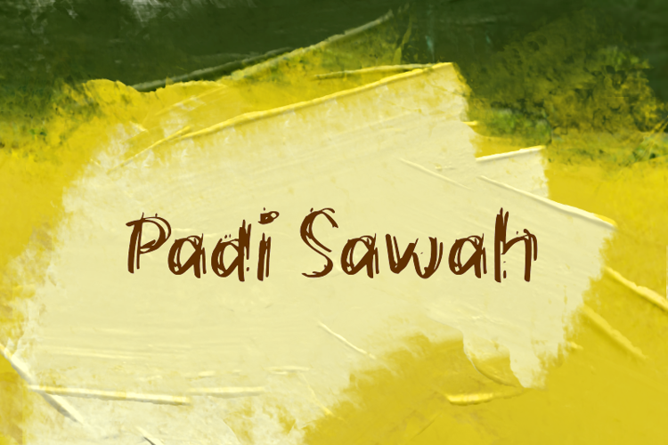 Padi Sawah Font