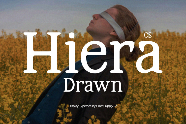 Preview of CS Hiera Drawn Font