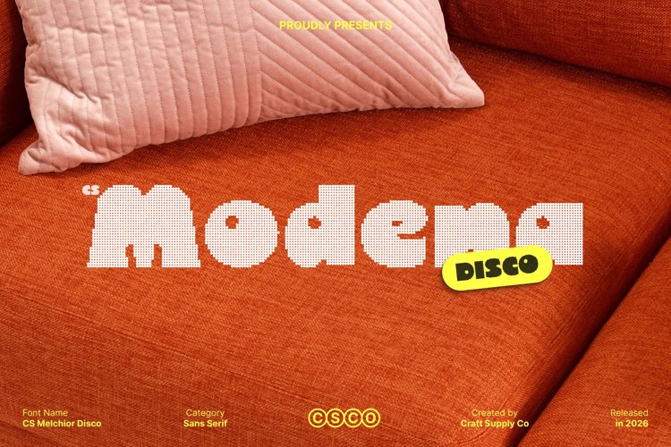 Preview of CS Modena Disco Font