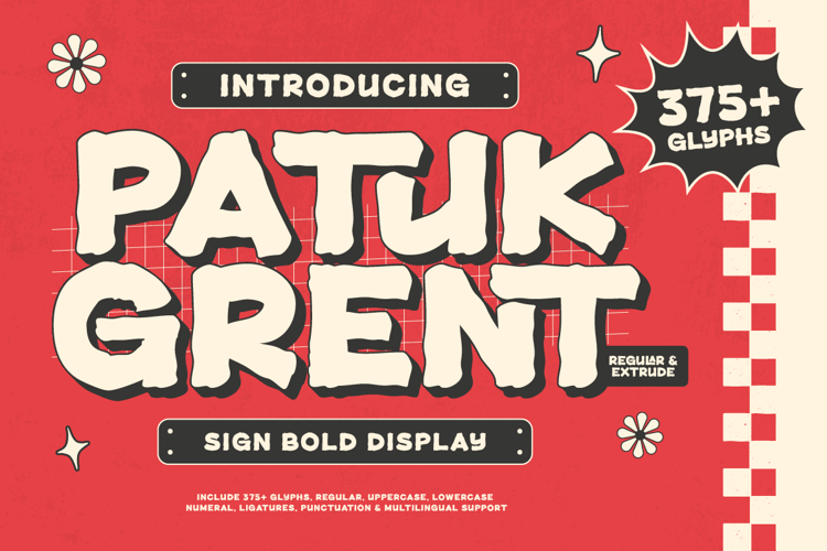Preview of Patuk Grent Font