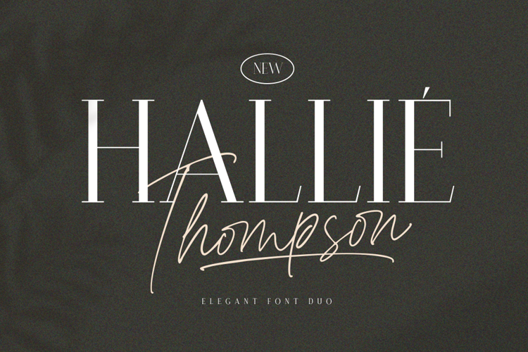 Hallie Thompson Script Font