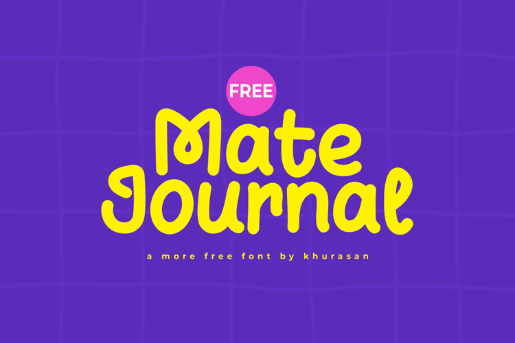 Preview of Mate Journal Font