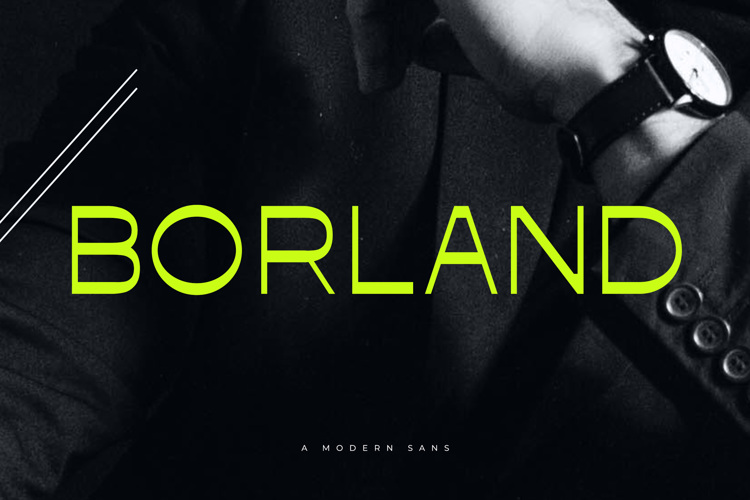 Preview of Borland Font