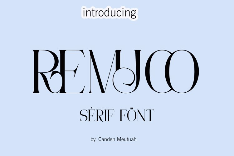 Remjoo Font