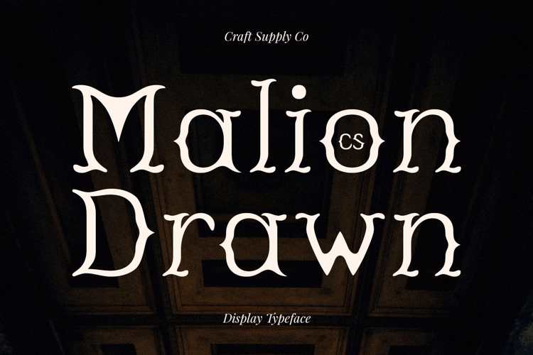 Preview of CS Malion Drawn Font