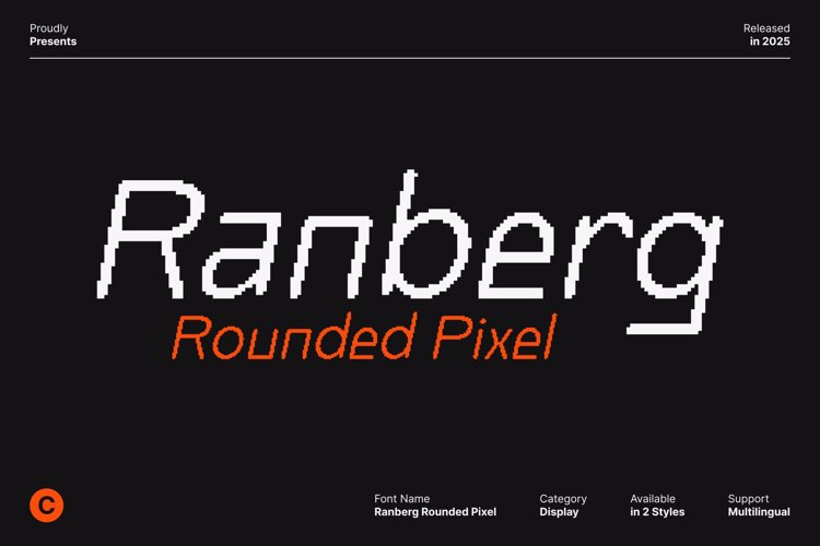 Preview of Ranberg Rounded Pixel Font