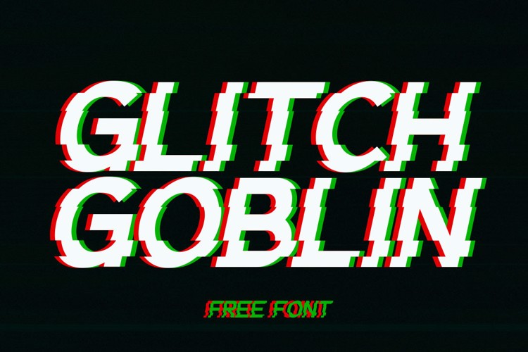 Glitch Goblin Font