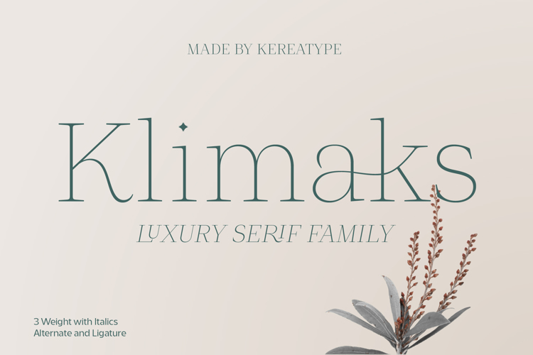 Klimaks Font