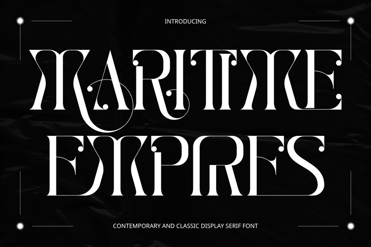 Preview of MARITIME EMPIRES Font