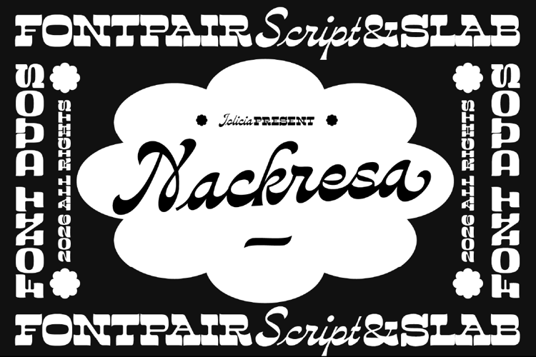 Preview of Nackresa Font