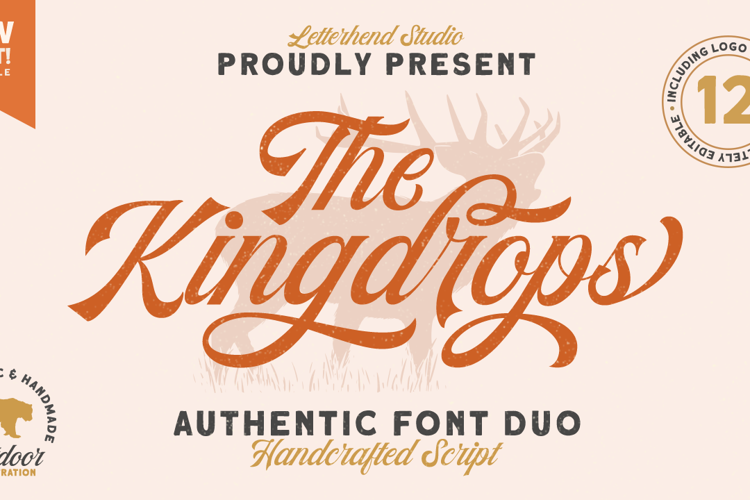 Kingdrops Script Font