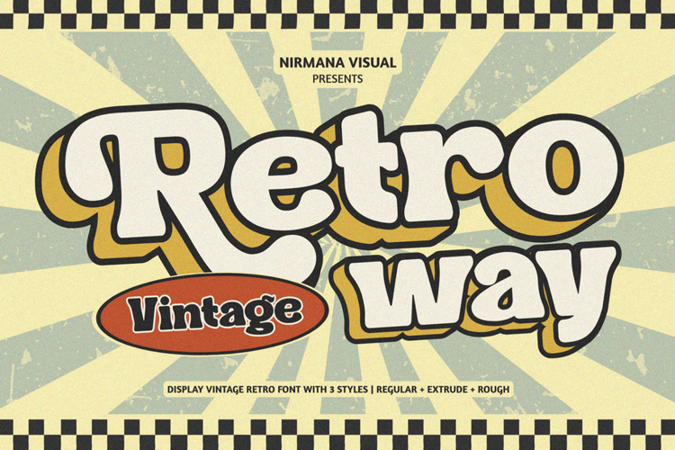 Preview of Retro Way Font
