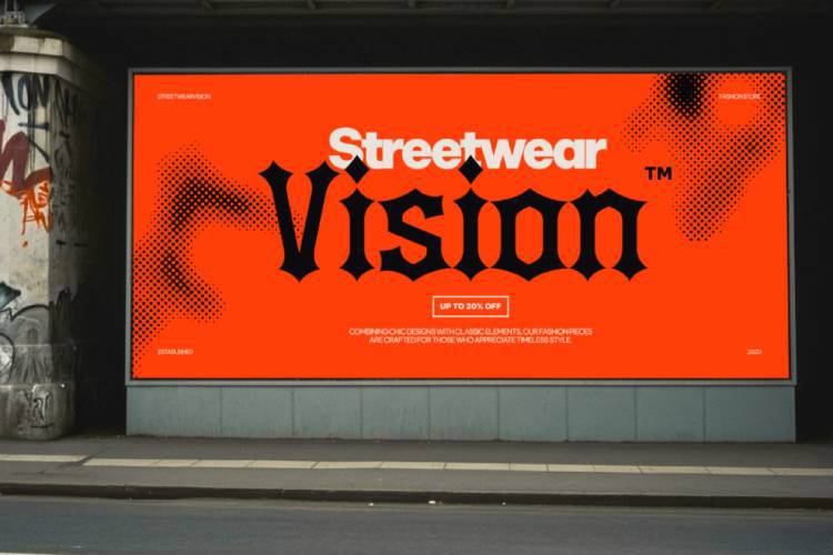 Preview of Black Goth Font