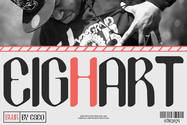 Eighart Blur Font