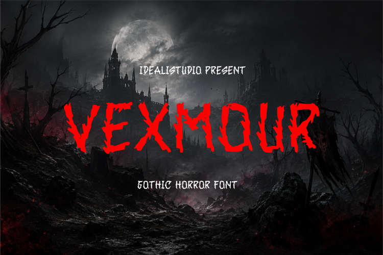 Preview of Vexmour Font