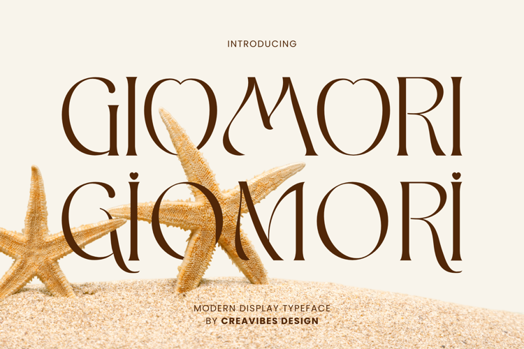 Preview of Giomori Font