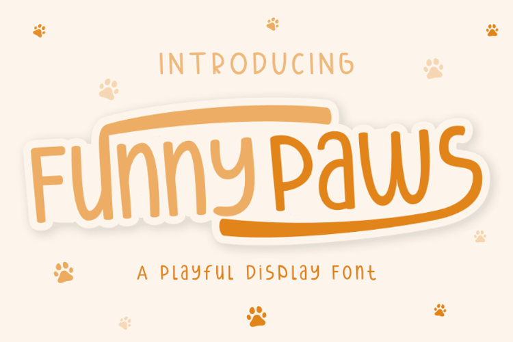 Preview of Funny Paws Font