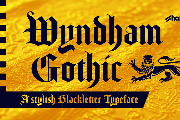 Preview of Wyndham Gothic Font