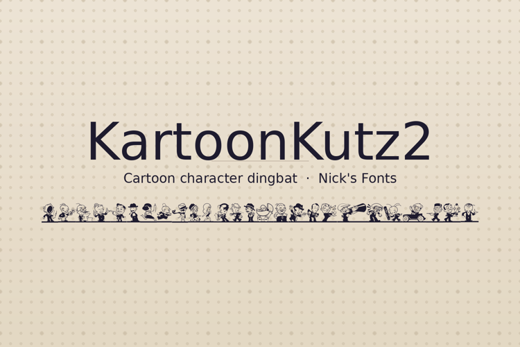 Preview of KartoonKutz2 Font
