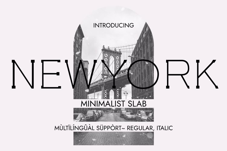 Preview of NEWYORK Font