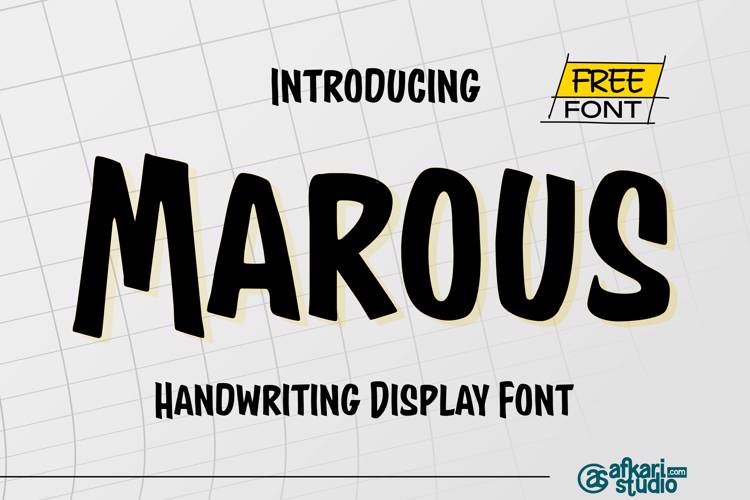 Preview of Marous Font