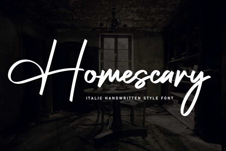 Homescary Font
