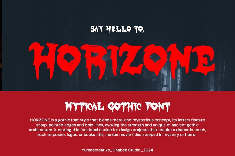 Horizone Font