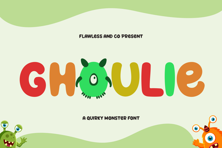 Preview of GHOULIE Font