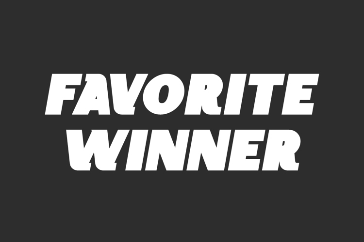 Favorite Winner Font