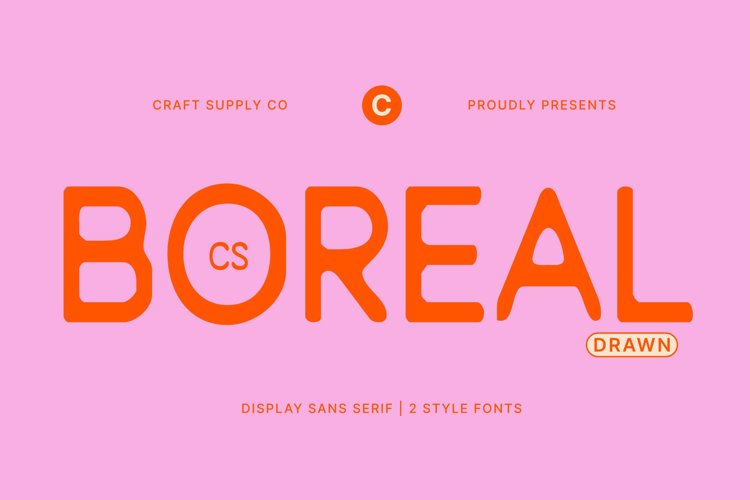 Preview of CS Boreal Drawn Font
