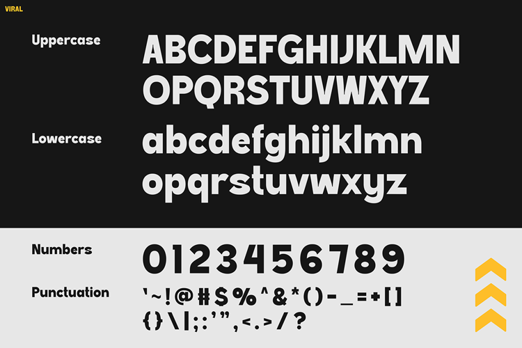 Preview of Viral Font