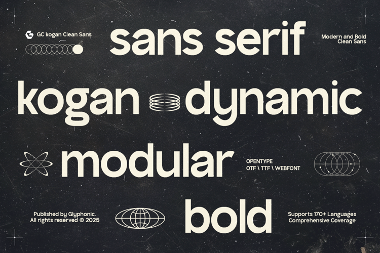 Preview of GC KOGAN Font