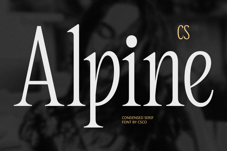 Preview of CS Alpine Font